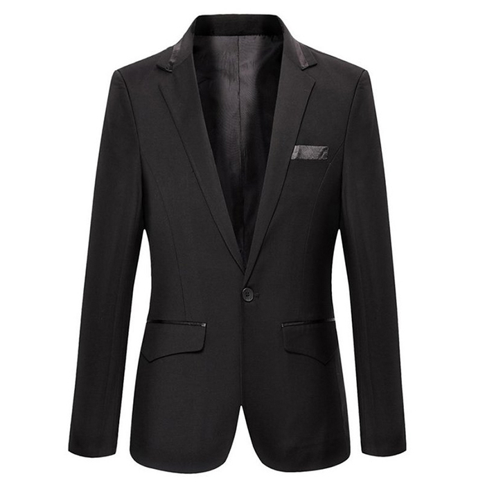 Slim Fit 3pc Solid Blue Suit